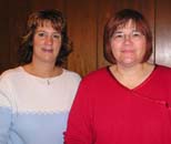 Cindy Krull and Kim Staff